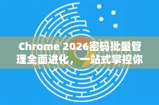 Chrome 2026密码批量管理全面进化，一站式掌控你的数字身份中枢-第1张图片-Google下载|谷歌浏览器官网-2026最新版