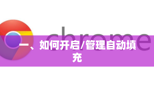 一、如何开启/管理自动填充-第1张图片-Google下载|谷歌浏览器官网-2026最新版